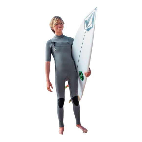 Volcom Big Boys 2mm Wetsuit Spring Suit Chest Zip Size 14 - Picture 5 of 5
